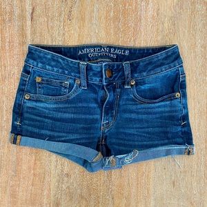 American Eagle Super Stretch Shortie Shorts